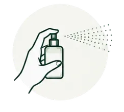 Spray from a distance