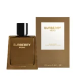 Burberry Hero Eau De Parfum 100ml bottle beside its box