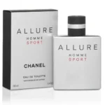 Chanel Allure Homme Sport Eau De Toilette 150ml bottle beside its box