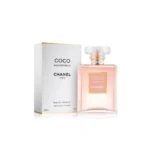 Chanel Coco Mademoiselle Eau De Parfum 100ml bottle beside its box