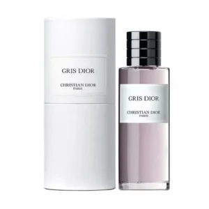 Dior Gris Dior Eau De Parfum 100ml bottle beside its white box