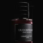 Dior Oud Ispahan Eau De Parfum 100ml bottle, close-up on black
