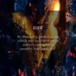 Dior Sauvage Elixir campaign image with flames