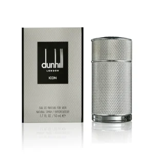 Dunhill Icon Eau De Parfum 100ml bottle beside its box