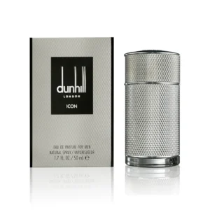 Dunhill Icon Eau De Parfum 100ml bottle beside its box