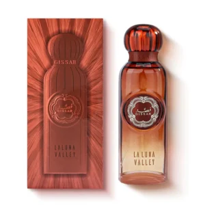 Gissah La Luna Valley Eau De Parfum 200ml bottle beside its box