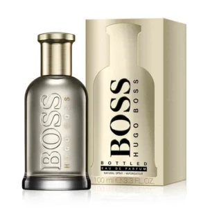 Hugo Boss Boss Bottled Eau De Parfum 100ml bottle beside its box