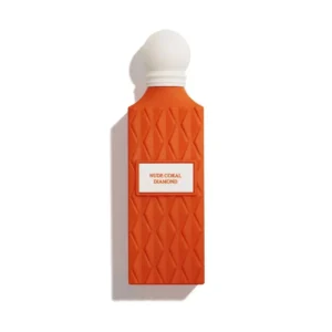 Ibraq Nude Coral Diamond Eau De Parfum 150ml coral bottle