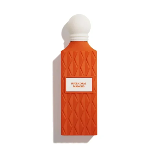 Ibraq Nude Coral Diamond Eau De Parfum 150ml coral bottle