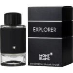 Montblanc Explorer Eau De Parfum 100ml bottle beside its black box