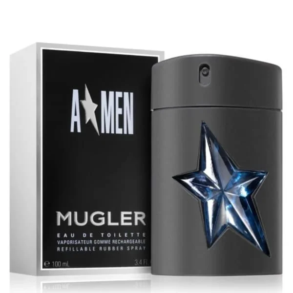 Mugler A*Men Eau De Toilette 100ml bottle beside its box