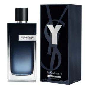 Yves Saint Laurent Y Eau De Parfum 200ml bottle beside its box